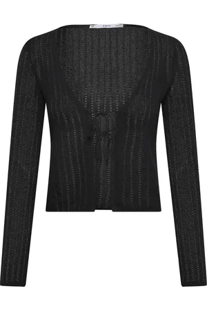 MANGO Knitted Cardigan With Ties