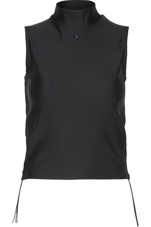 adidas Ruched 3 Stripe Crop Top