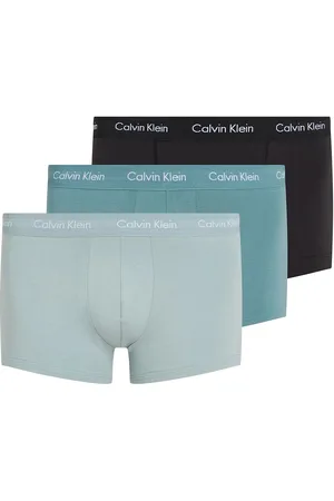 Calvin Klein 3P Low Rise Trunk Blue