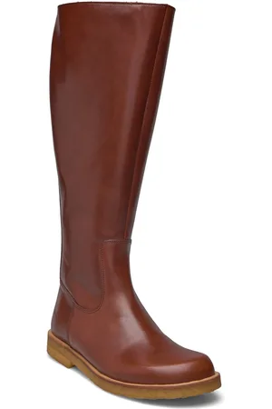 ANGULUS Booties - Flat - With Elastic Brown