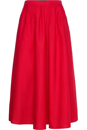 MANGO Pleated Midi-Skirt