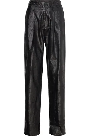 Rabens Saloner Glazed Pleat Pants - Raina Rabens Sal R