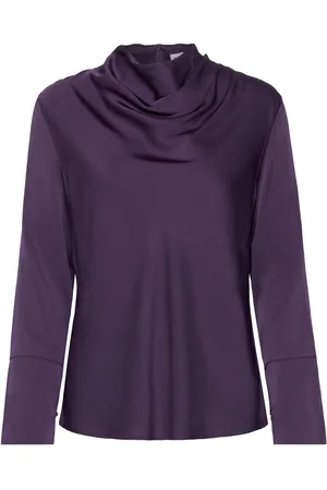Ahlvar Gallery Ayumi Silk Blouse Purple
