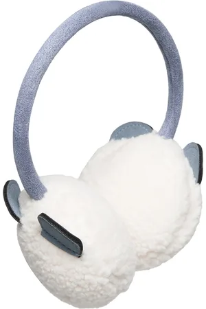 MANGO Shearling-Effect Earmuffs White