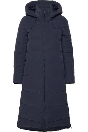 CMP Woman Long Coat - Silk Touch Navy
