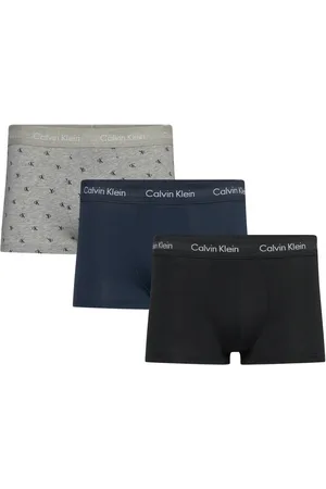 Calvin Klein 3P Low Rise Trunk Black