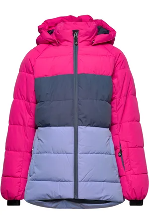 Color Kids Ski Jacket - Colorblock -Quilt Pink