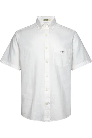 GANT Reg Cotton Linen Ss Shirt