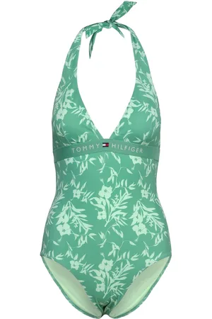 Tommy Hilfiger Halter Piece Rp Print Green