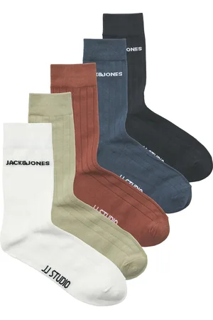 JACK & JONES Jacjjstudio Solid Socks 5 Pack White Jack & J S