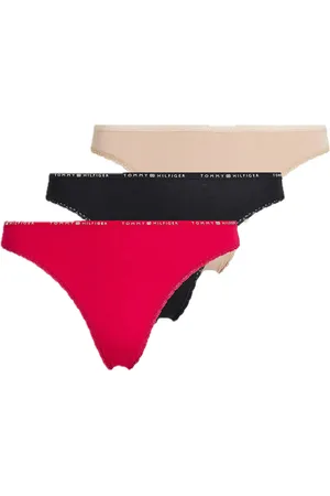 Tommy Hilfiger 3 Pack Lace Bikini Pink