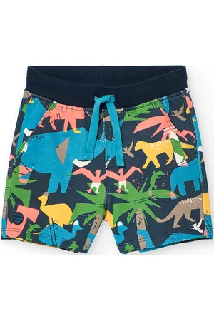 Boboli Fleece Bermuda Shorts Printed Navy