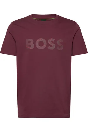 HUGO BOSS Tee Logo Glamping Burgundy