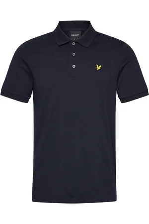 Lyle & Scott Slub Polo Shirt Navy