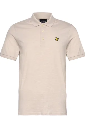 Lyle & Scott Slub Polo Shirt Beige