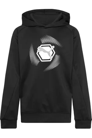 PUMA Active Sports Graphic Poly Hoodie B Black