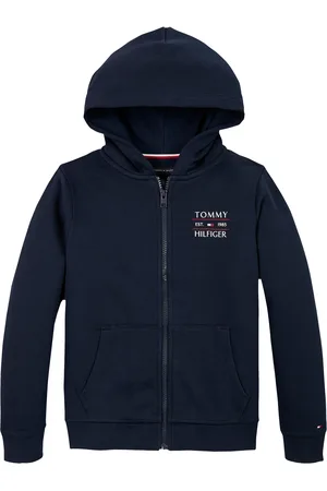 Tommy Hilfiger Tommy Flag Hilfiger Zip Hoodie Navy