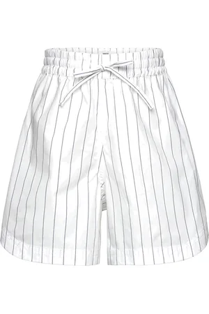 Mads Norgaard Crisp Poplin Pio Shorts White
