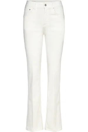 GANT Slim Flare White Jeans White