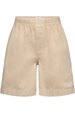 Mads Norgaard Light Twill Seano Shorts Beige