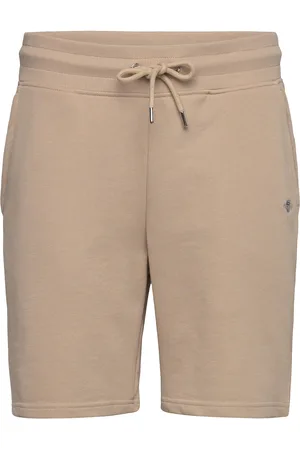 GANT Reg Shield Sweat Shorts Beige