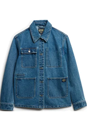 Superdry Denim Chore Jacket Blue