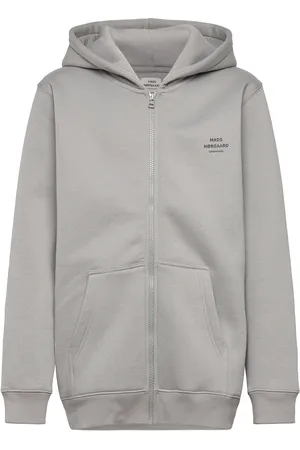 Mads Norgaard Standard Hudini Zip Sweatshirt Grey