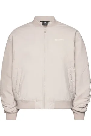 New Balance Linear Heritage Woven Bomber Jacket Pink
