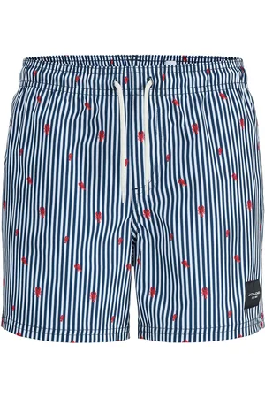 JACK & JONES Jpstmaui Jjswim Mini Stripe Akm Jnr Navy Jack & J S