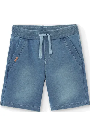Boboli Fleece Bermuda Shorts Denim Stretch