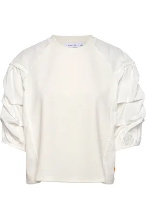 Coster Copenhagen Blouse With Puffy Sleeves White