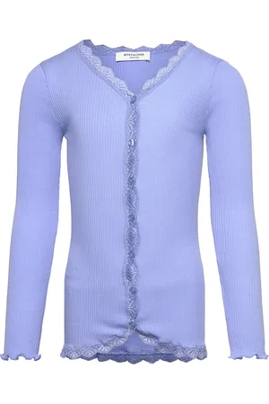 Rosemunde Rkbalta Ls Regular Lace Cardigan Blue