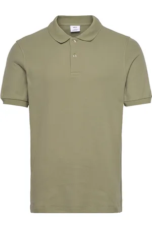 MANGO Regular-Fit Cotton Piqué Polo Shirt Green