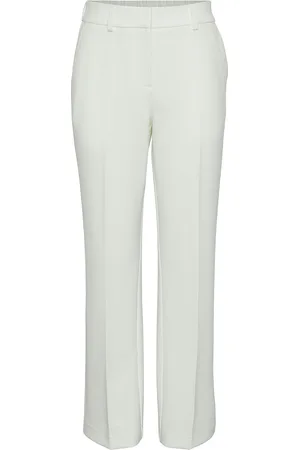 Y.A.S Likka Hw Pants S. Noos White