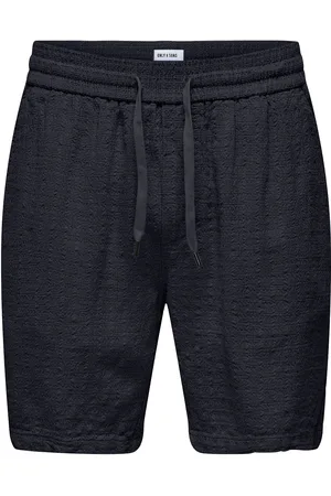 Only & Sons Onstel Linen Latham 0257 Shorts Noos Navy
