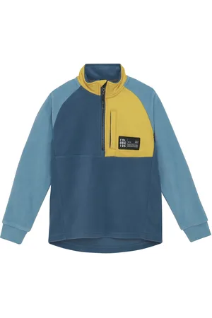Color Kids Fleece Jacket - Anorak Blue