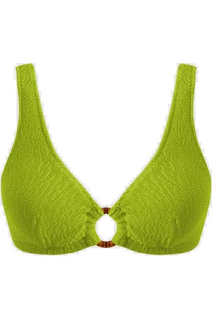 Understatement Ring Scoop Top Green
