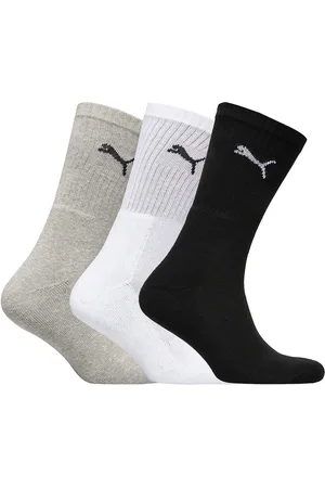 PUMA Unisex Crew Sock 3P Patterned