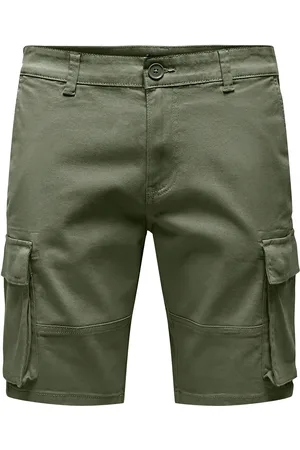 Only & Sons Onscam Stage Cargo Shorts 6689 Life Noos Green