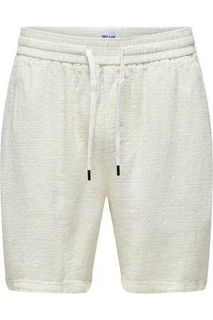 Only & Sons Onstel Linen Latham 0257 Shorts Noos Beige