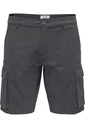 Only & Sons Onscam Stage Cargo Shorts 6689 Life Noos Grey