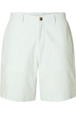 SELECTED Slhregular-Karl Seersucker Shorts Noos White