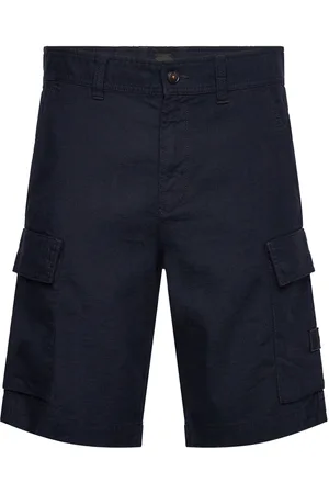 HUGO BOSS Sisla-9-Cargo-Shorts Navy