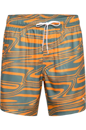 PUMA Men Formstrip Mid Shorts 1P Orange