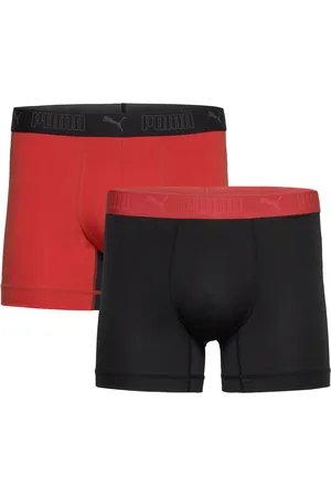 PUMA Men Sport Microfiber Boxers 2P Red