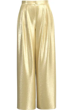 SELECTED Slfselene Hw Wide Pant B Gold