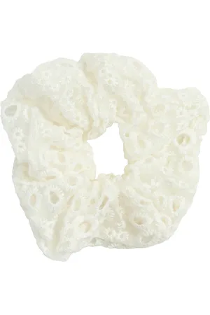 Pieces® Pcsaga Scrunchie White
