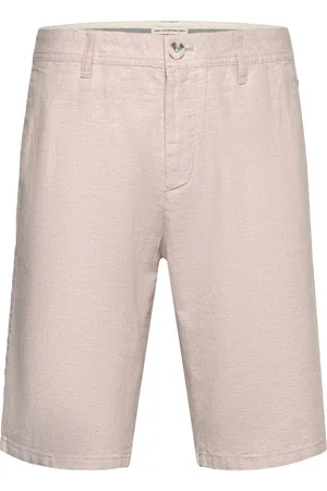 TOM TAILOR Regular Linen Chino Shorts Beige