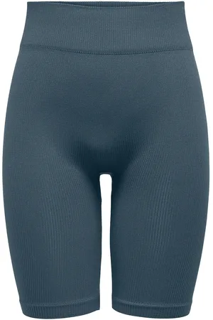ONLY Onpjaia Life Hw Seam Long Shorts Noos Blue