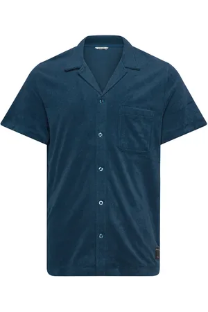Björn Borg Borg Toweling Pool Shirt Navy